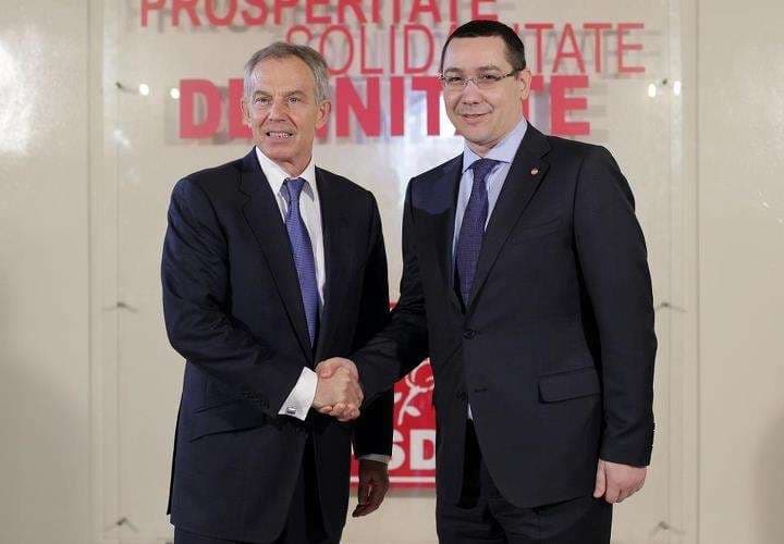 Former British PM Tony Blair’s name appears in corruption case targeting former Romanian PM