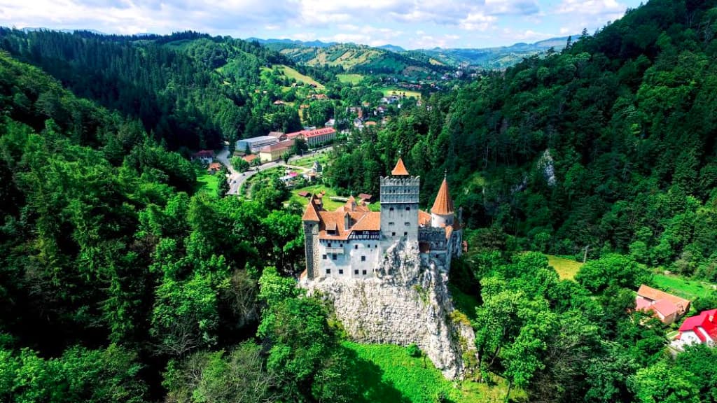 Nearly half a million foreign tourists come to central Romania to visit Dracula's castle