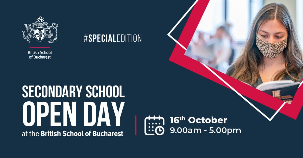 The British School of Bucharest organises the Secondary School Open Day on 16th October (press release)