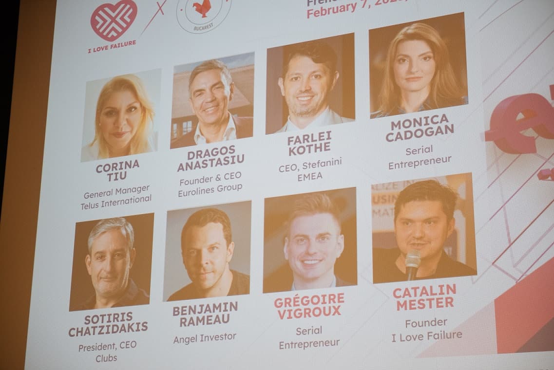 Failure is a good teacher: Entrepreneurs and executives share stories of challenging times at Bucharest event