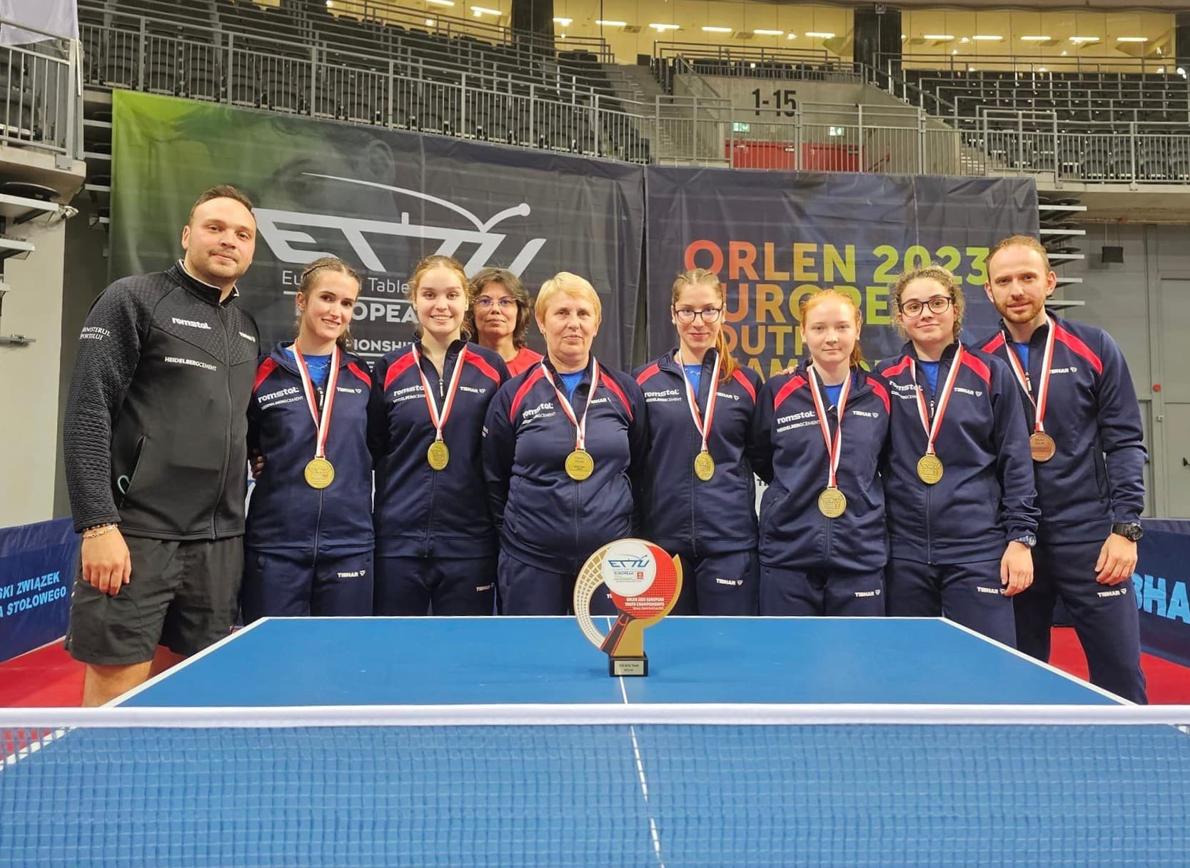 Romania's table tennis teams snatch gold at European Championships