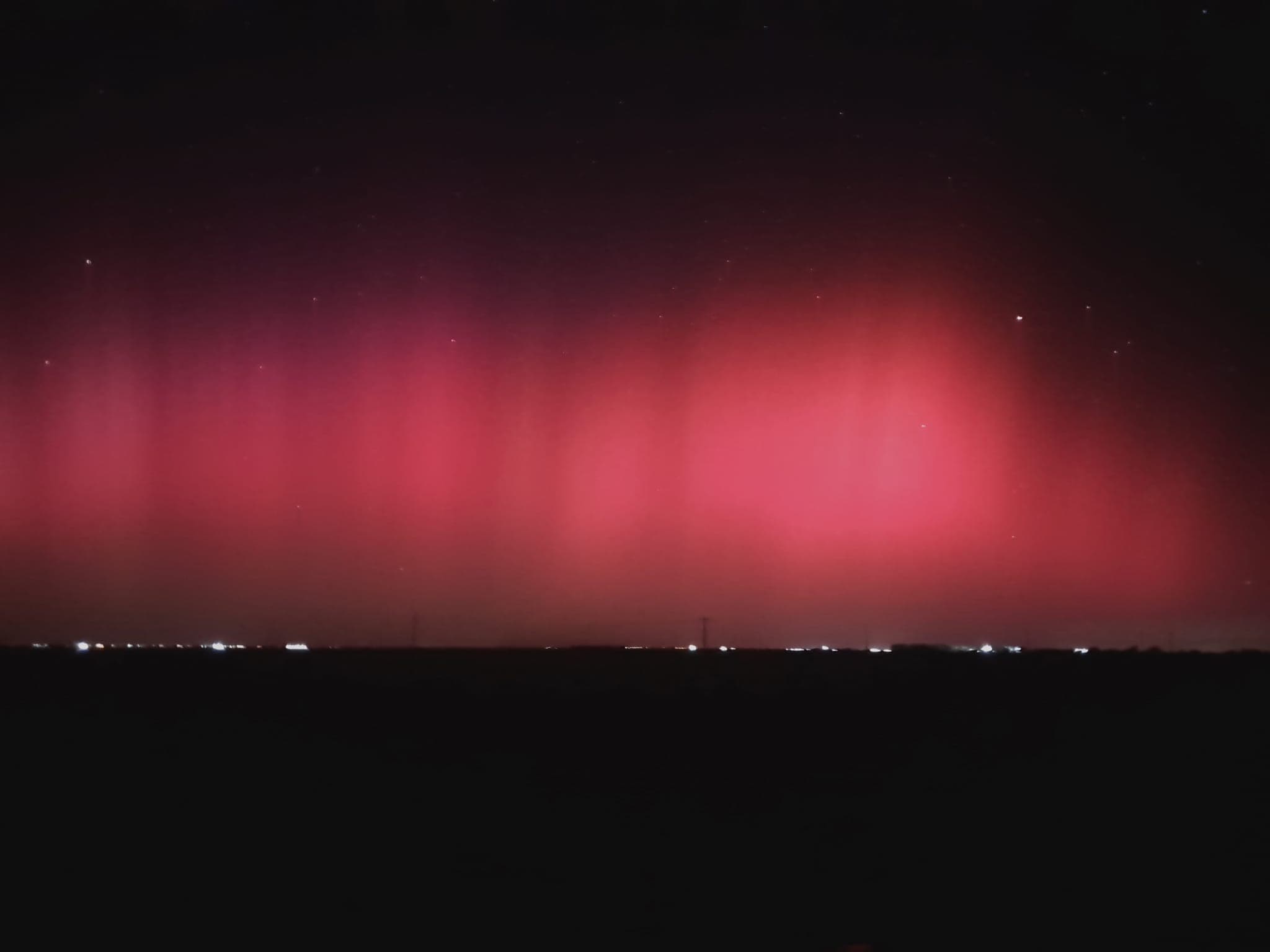Northern lights visible from Romania due to geomagnetic storm
