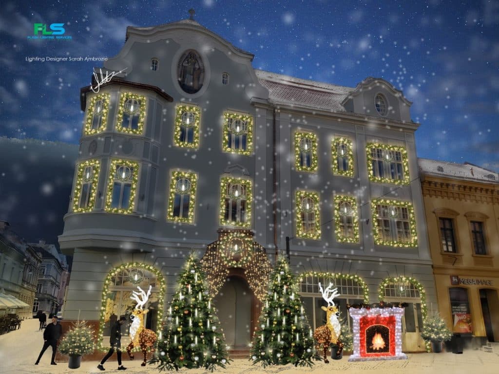 Central Romania: Brașov begins installing 80 Christmas trees and 1.2 million lights
