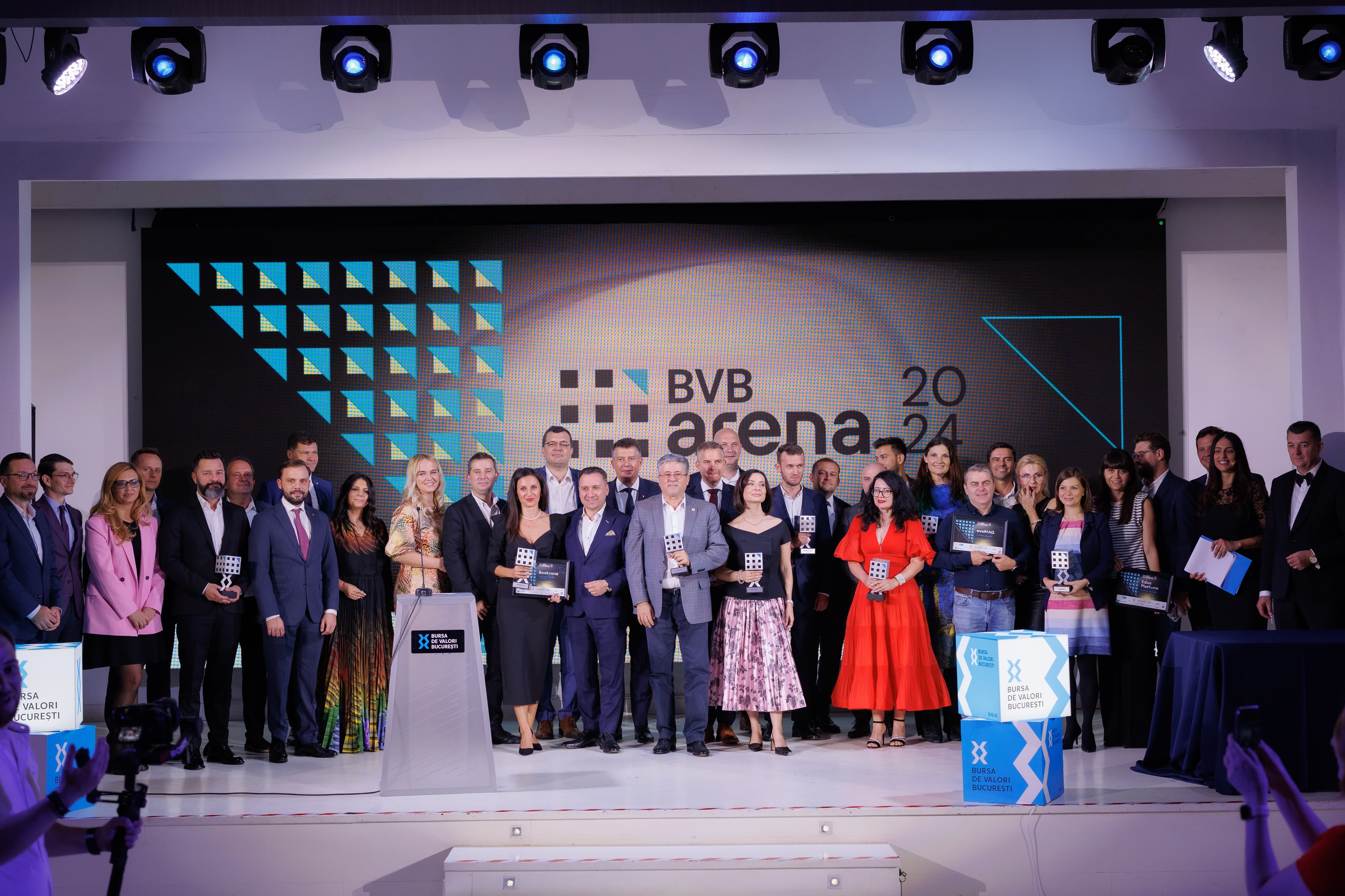 15 Romanian companies shine on stage at the BVB Arena Gala organized by the Bucharest Stock Exchange and its partners