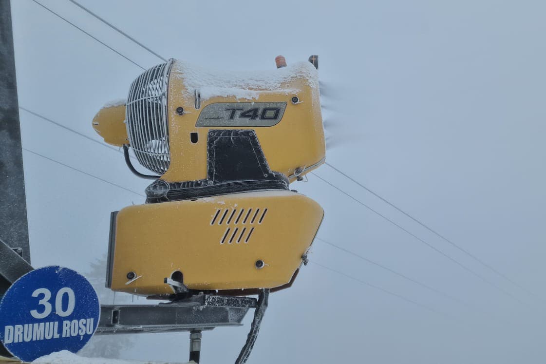 Artificial snow production begins in Poiana Brașov ahead of ski season