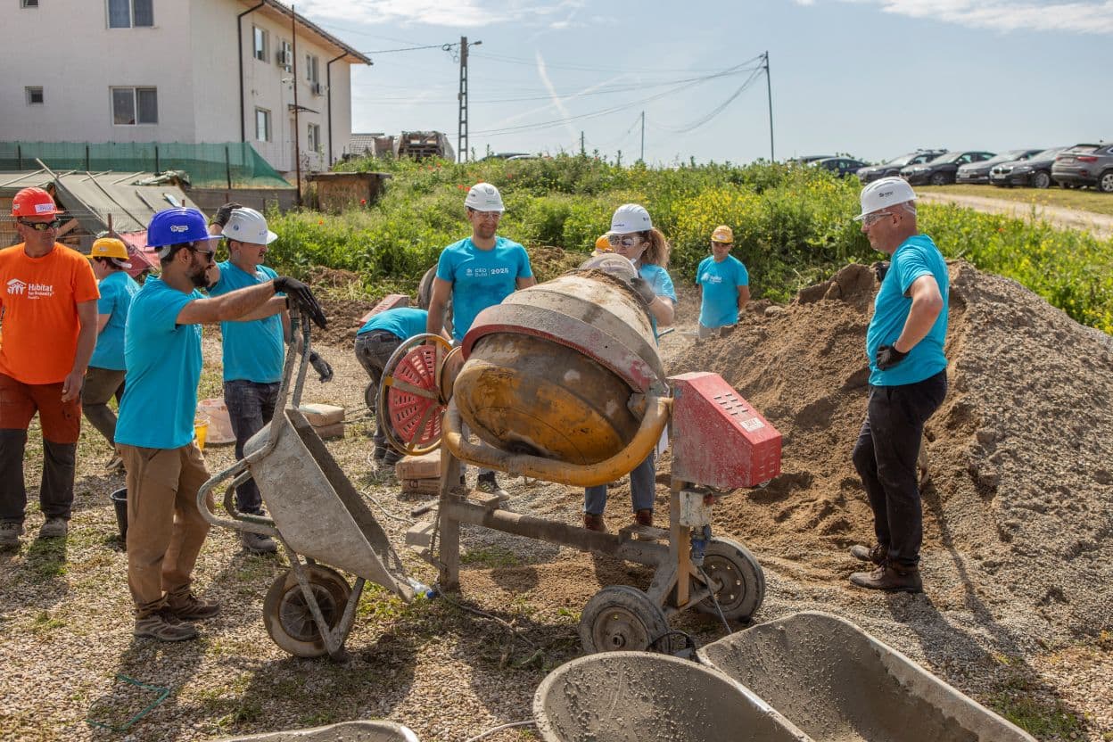CEO Build: Social housing comes into focus at volunteering event gathering business executives