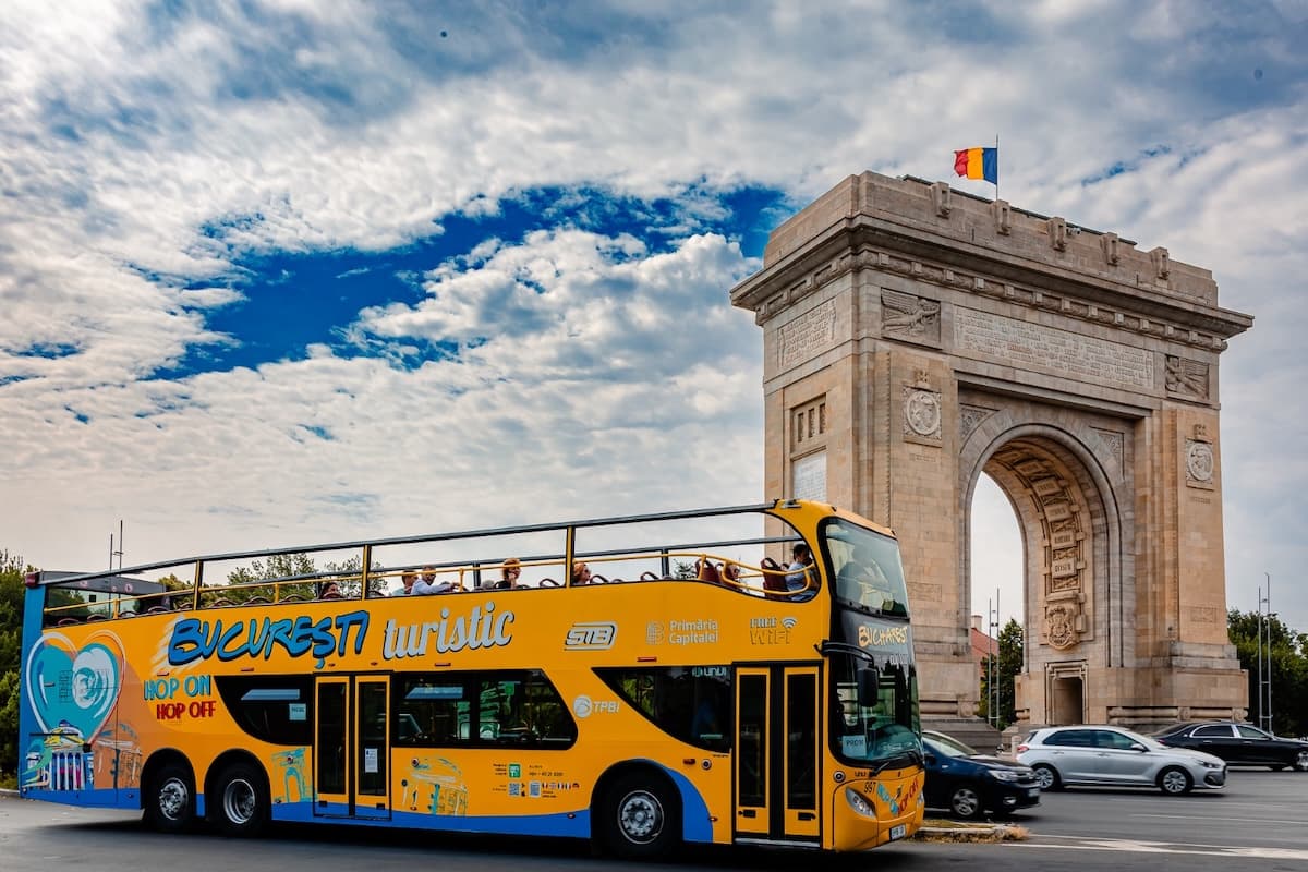 Bucharest brings back double-decker tourist buses for weekend city tours