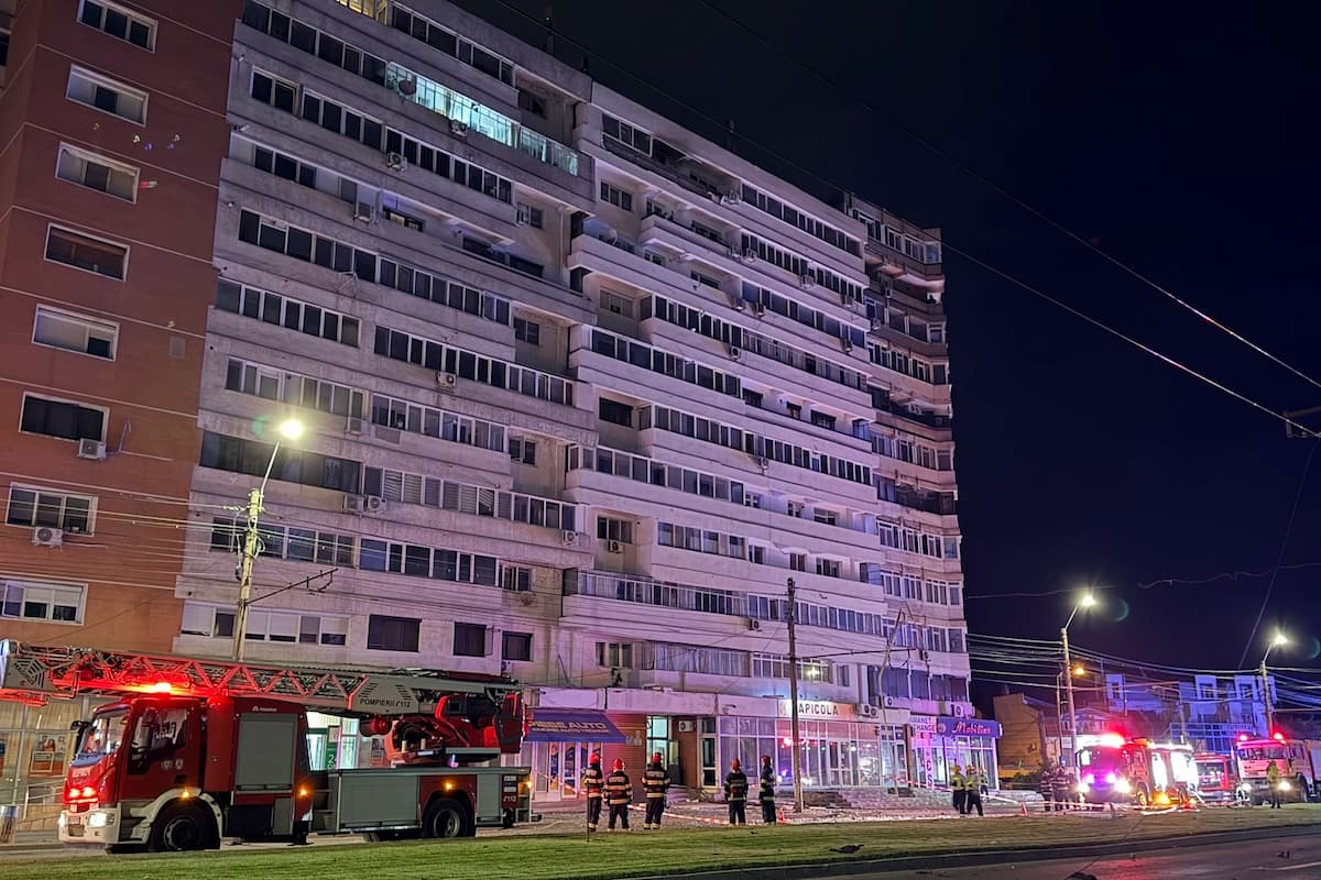 Ukraine war: Russian drone crashes into apartment building in Romania’s Galați