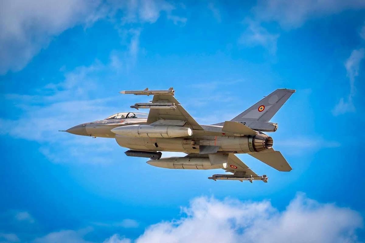 F-16 downs drone in Romania's airspace for first time