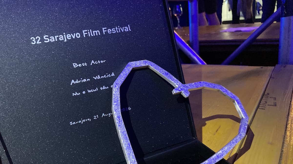 Romanian Adrian Văncică wins Best Actor award at Sarajevo Film Festival