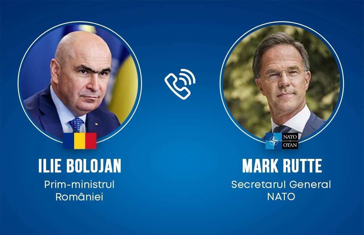 Romanian PM discusses regional security in phone calls with NATO chief, Ukrainian counterpart