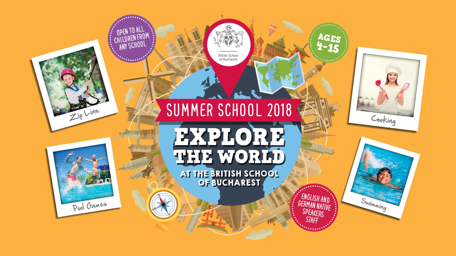 (P) Welcome to 2018 Summer School at British School of Bucharest: “Explore the World”