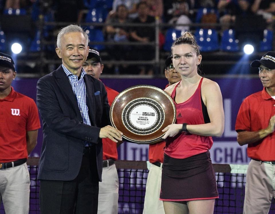 Romania’s Simona Halep wins Thailand championship, receives substantial prize