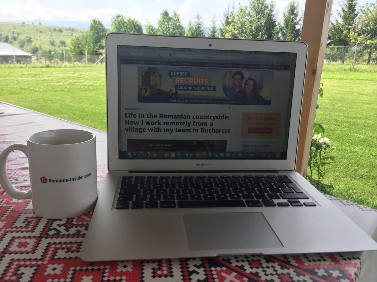 Life in the Romanian countryside: How I work remotely from a village with my team in Bucharest